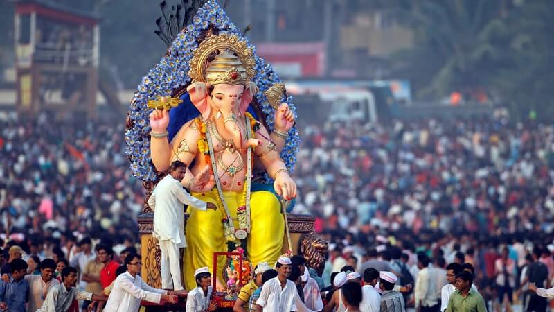 Ganesh Chaturthi Visarjan in Karnataka