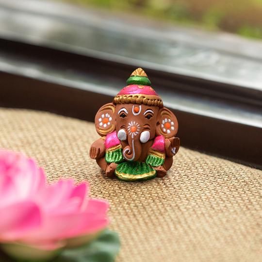 Ganesh Idol made from clay