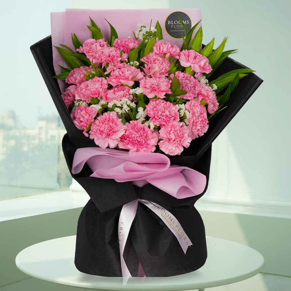 Pink Carnations Bouquet