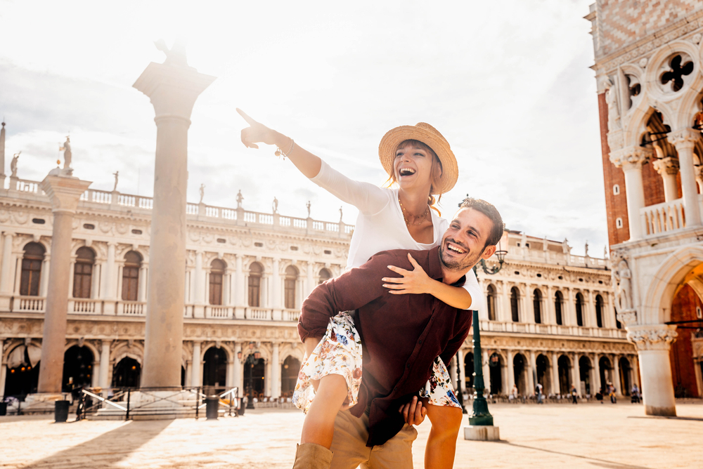 Couple Touring A City