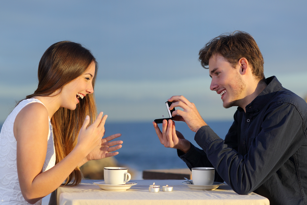 Boy Proposing His Girlfriend