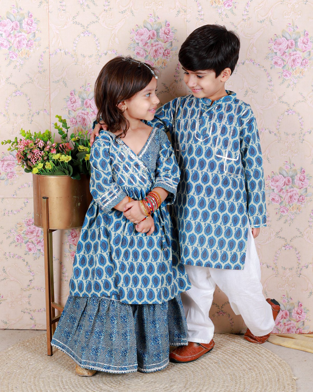 Sibling Wearing Same Dress On Raksha Bandhan