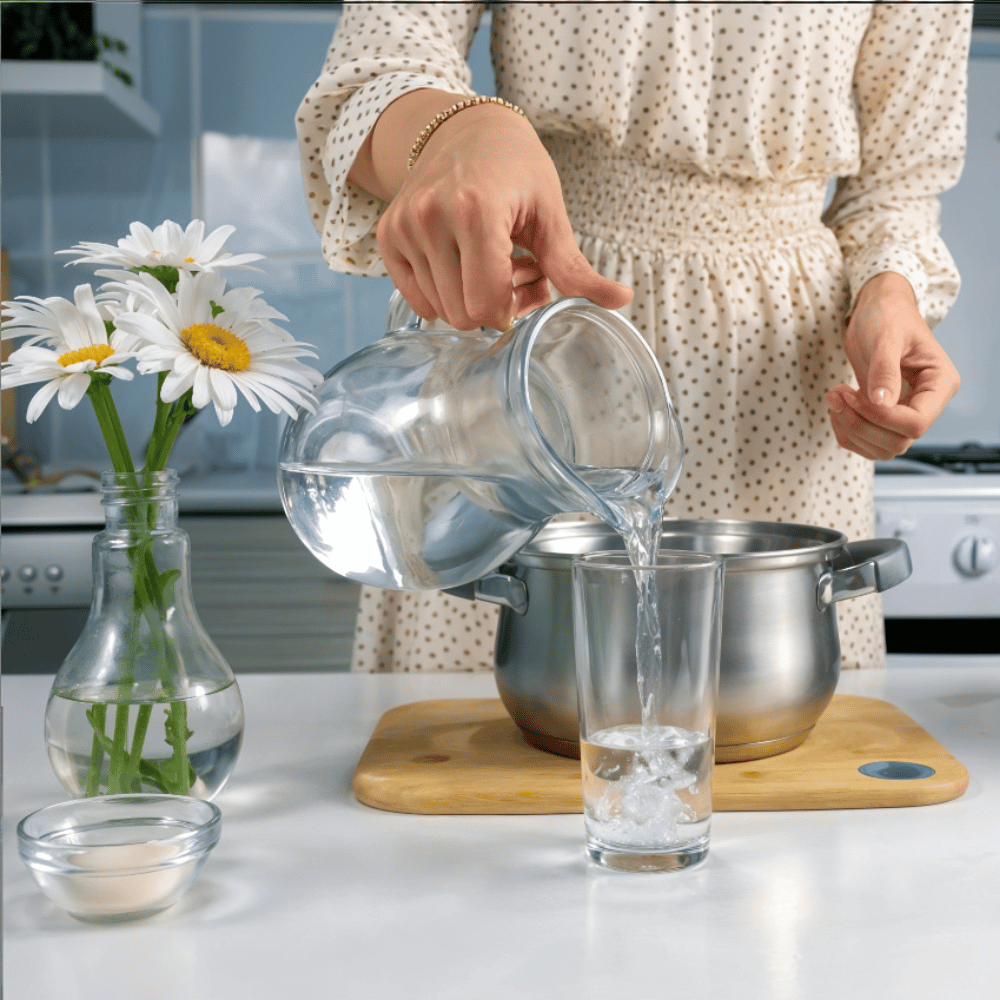 Cut Flowers Care: 5 Essential Tips to Keep Bouquets Fresh 4 Woman trimming flower stems while arranging a bouquet on a table.