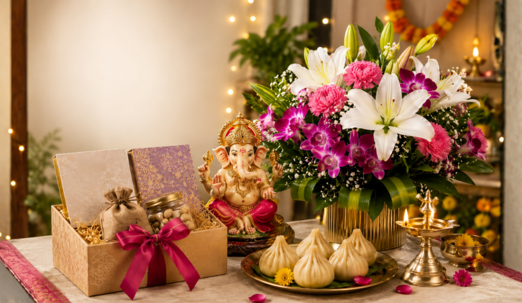 Celebrate Ganesh Chaturthi with Beautiful Flowers and Gifts 2 blog banner probunga 19
